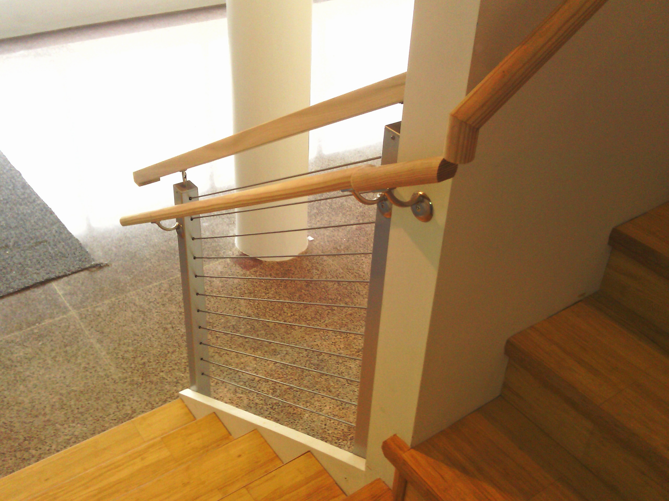 creative handrails for stairs