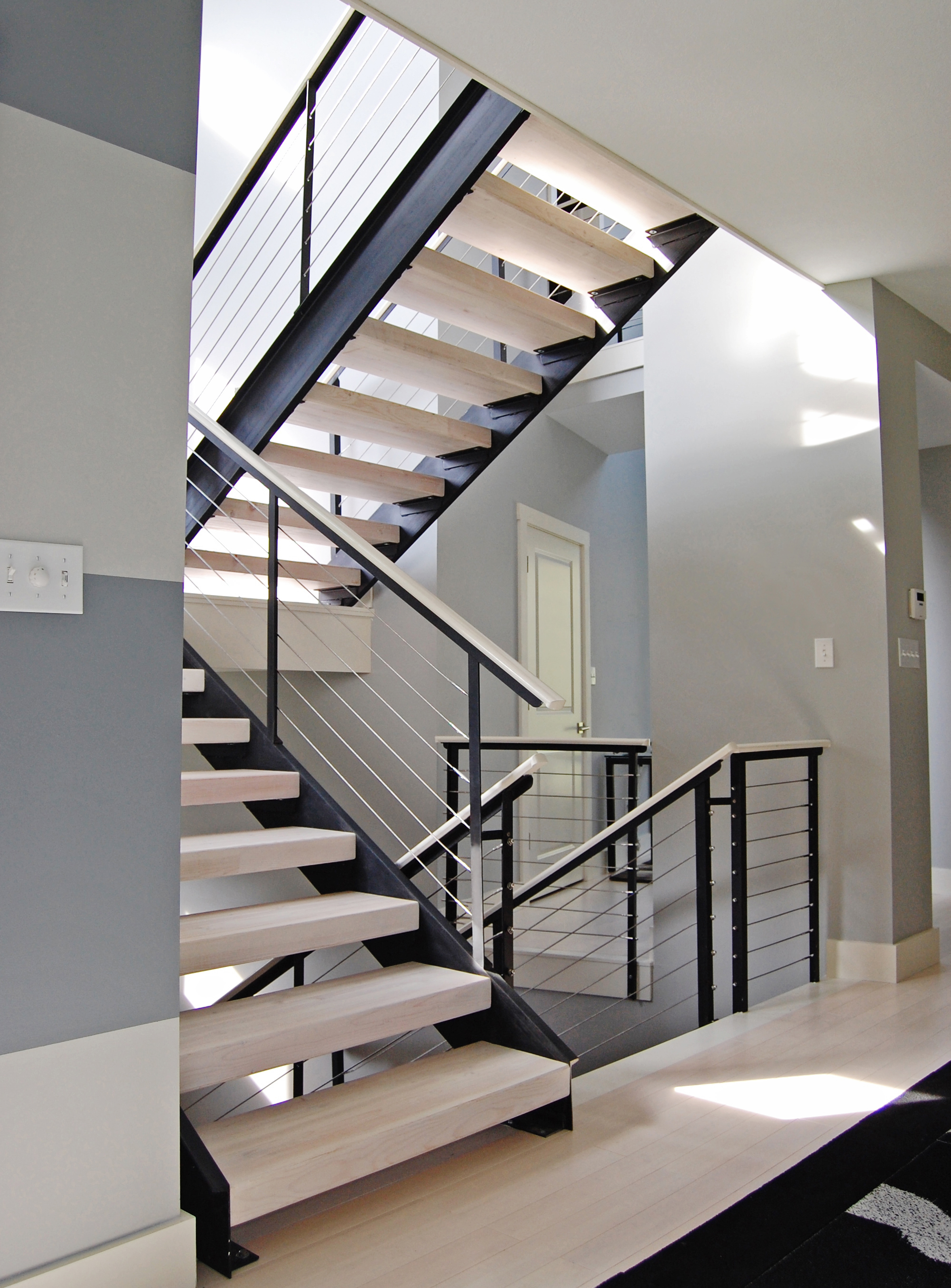 creative handrails for stairs